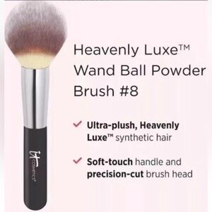 🖌️IT COSMETICS🖌️ #8 HEAVENLY LUXE WAND BALL POWDER BRUSH NWT SEALED💜
